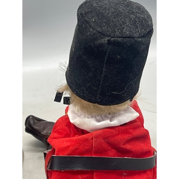 vintage Toyland soldier animated musical Christmas decor figurine red READ - Picture 6 of 9